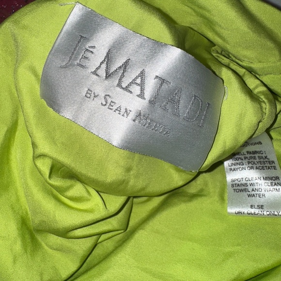 Vintage Je Matadi by Sean Mehta Silk Fully Beaded Gown Halter Maxi Size Medium - Picture 9 of 13